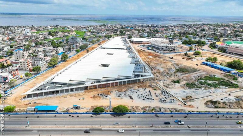 Bénin : Les chantiers du pôle commercial du stade GMK et de la restructuration du Palais des sports évoluent à grands pas