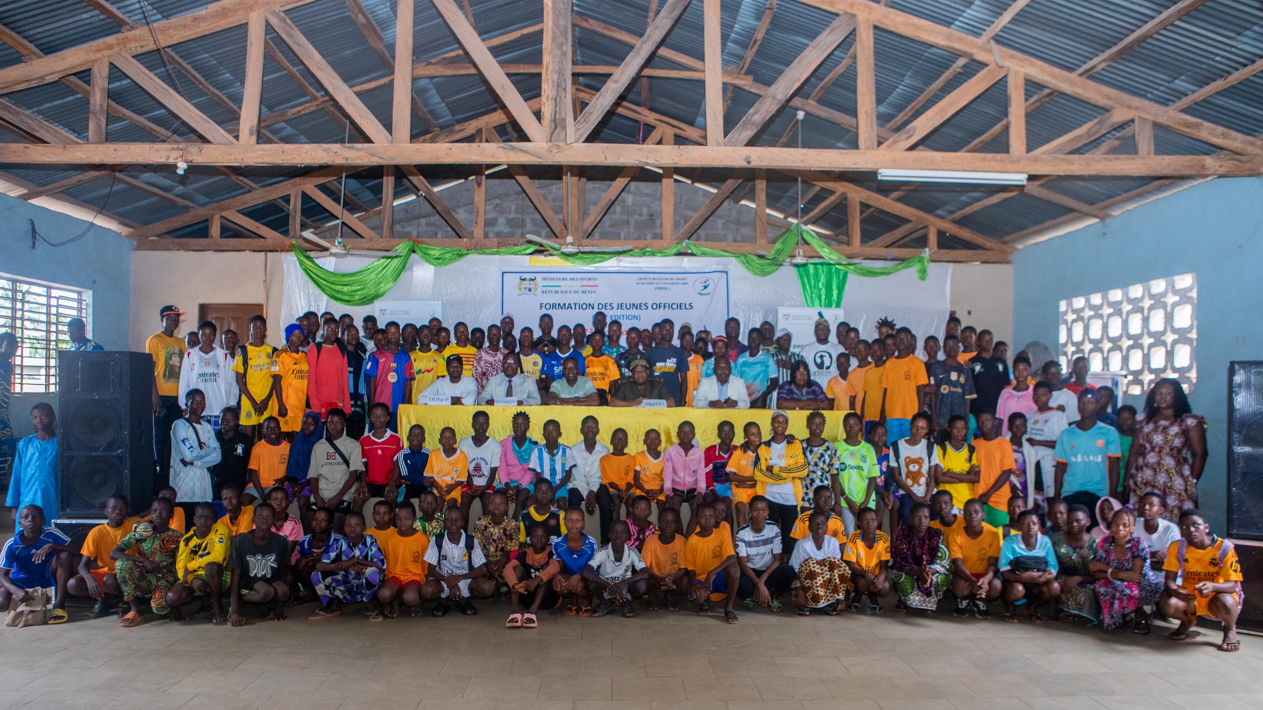 Projet « Jeunes Officiels » : le top de la 8ᵉ édition est donné à Kétou, avec 1 764 jeunes sélectionnés pour se former aux métiers du sport