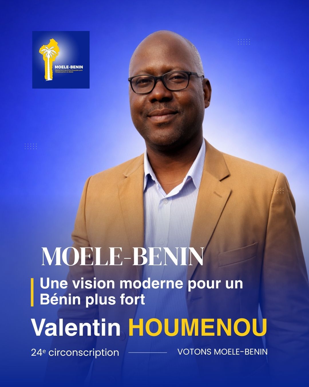 Elections législatives : Valentin HOUMENOU, une présence de terrain remarquée dans la 24è circonscrption